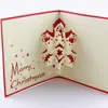 Cartes de flocon de Noël / carte de voeux pop-up 3D / cadeaux de Noël livraison gratuite