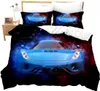 Race Car Extreme Sports Theme Blue Automobile By Ho Me Lili Duvet Cover Bedding Decor