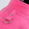 Hondenkleding Fleece Vest Sweater Warme pullover jas met ringring Winterdierenkleding voor kleine honden katten of meisje