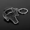 Skull bierflesopener Keychain Praktische ornamenten hanger zink legering openers geschenken Gold Silver Kitchen Tools Accessoires