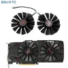 Pads 2pcs/Lot 95mm FDC10M12S9C GTX1070TI COOLER FAN для ASUS GTX 1070 TI CERBERUS Advanced Gaming Videoard Fan Fan