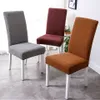 Housse de chaise en tissu polaire Super doux, housse de chaise élastique en Spandex pour cuisine/mariage, grande/moyenne/petite taille