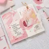 Qitai 40Sheets Scrapbooking tampons papier Origami Art Card Fellow Making DIY Scrapbook Collage Vintage Collage fait à la main PA002