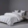 Lanlika Siberian Zero Sense 100% White Goose Down Quilt Edredón para Quiilt Winter Feather Double Queen King para el sueño familiar