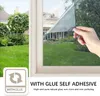 Autocollants de fenêtre dans un film de miroir intimité auto-adhésif pour un autocollant de verre bloquant la teinte réfléchissante