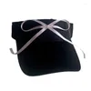 Bérets Girl Nacreous Baseball Hat Balletcore Bow Top vide pour le printemps d'été