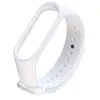 Nova Band de relógio de pulseira de silicone de substituição para Mi Band 3 Smart Bracelet Multi Color Strap Opcional Watch Acessórios