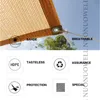 Shading Rate 95% Rectangle Sunshade Customize Size HDPE Anti-UV Courtyard Net Retainer Sets And Accessories For Sunshade Net Use