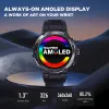 Guarda Zeblaze Stratos 2 GPS Smart Watch AMOLED Display 24h Health Monitor 5 Atm Long Battery Life Smartwatch per uomini