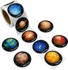 100/200X Solar System Planet Paper Sticker Outer Space Birthday Party Decor Sealing Sticker Kids Astronomy DIY Paper Sticker Tag