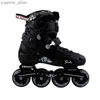 Skates à rouleaux en ligne Chaussures de patins à roulettes en ligne pour hommes adultes Spee de course de course en plein air 4 roues coulissantes baskets taille 35-45 y240410