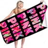 Sexy Pink Love Brand Swelie Swimwear Plack Towels Sport Sport Sport Sport Towels Léopard Microfibre pour adulte serviette de gymnase 80x160cm