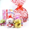 Sacs en plastique transparents pour poupées, sac cadeau de mariage, Candy Flower Cellophane Opp Pouch, grand sac d'emballage 200 PC / Lot