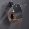 Titulares de papel higiênico Hothaan Aço inoxidável Cozinha de cozinha Dispensador de toalhas de toalheiro Banheiro preto portador de banheiro Acessórios de banheiro 10992-H 240410