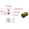 GKTOOLS D12L18 HEX COUPLER MESCHRAFER -TRIFE -STECKER 2/3/3,17/4/5/6/7/8mm Kopplung für verlangsamt