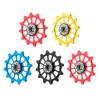 Cykelcykel bakre derailleur keramisk guide remskiva 12t positiv och negativ tandguide hjulcykel keramik lagerguide remskiva
