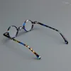 Солнцезащитные очки рамки ацетат ретро круглые очки рамки
