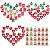 24 Numbers Felt Countdown Calendar Sticker Joyeux Noël Avent Calendrier Christmas Home Decora DIY Gift Emballage Labels Supplies