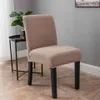Grote/middelgrote/kleine stoelhoes super zachte polaire fleece stoel stoel deksel elastische stoelhoezen spandex voor keuken/bruiloft