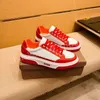 مصمم الرجال أحذية عارضة قماش مسطح البولينج التطريز التنفس Deluxe Mens Trainers MQVI حذاء NO0117