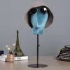 Premium Suede Cork Block Mannequin Manikin Dummy Head Wig Hat Making Display Stand