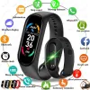 Opaski na rękę M8 Smartwatch dla Xiaomi Band M7 M6 inteligentna bransoletka dla mężczyzn Women Sport Watch M4 M5 Smart Bransoleta na Android iOS w detalicznym pudełku