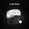 애완 동물 안전 깜박이는 개 LED LIGHT LIGHT USB 방수 개 펜던트 라이트 플래싱 야간 안전 개 태그 빛 빛나기 어두운 4 모드