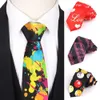 Krawaty szyi męskie ciasne krawat kolorowy nadruk swobodny krawat smukły muszka zabawka i modna męska muszka używana na imprezy ślubne GravataC240410
