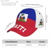 Ball Caps Unisex Haitian Flag Гаитянский взрослый бейсбол C Патриотическая шляпа подходит для бейсбольных футбольных мужских и женских фанатов L46