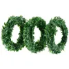 7.5m // rulla girland konstgjorda gröna blad vinrankor falska bladblommor diy bröllop dekor hängande växter kransar juldekor