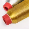 Colorful Computer embroidery cross stitch DIY Manual Bright Silk Gold Thread Silver Thread Metallic Yarn Woven Line 3200M