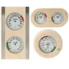 Temperatura del materiale in legno e calibro di umidità Montaggio montato di sauna igrotermografia per misurazione e comfort interni