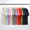 100 Cotton T Shirt For Men Womenshort Sleeve Summer Plain Topssolid Casual Man Tee ShirtShigh Quality Clothing7.4oz 210GSM 240408