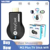 Box 1080p Wireless WiFi Display TV Dongle Receiver Hdmicompatible TV Stick M2 Plus för DLNA Miracast för Anycast Airplay Android