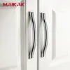 Maikak Zinc Alloy Crystal Glass Handles Cupboard Pulls引き出しノブキッチンキャビネットハンドル家具ハンドルとクリスタル