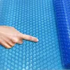 New Swimming Pool Cover Dust Rainproof Pool Cover Blue Round Tarpaulin Durable For Family Garden Pools Swimming Pool Accessories