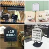 1PC Metal Label Clip Bread Price Card Bakery Cake Shop Card Clip Standing Special Offer Cooked Food Display Card Customization