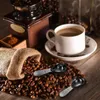 Coffee in acciaio inossidabile Misurazione in polvere con clip di tenuta Cucina Oro Accessori Cafe Decorazione 240410