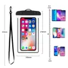 Water Sport Waterproof Phone Case Pouch Luminous Swimming Dry Bag Underwater Phone Cover For Drift Diving Pool Beach Travel