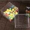 4x4xhigh Clear PVC Gifts Boxes Pakket Bruiloft/Kerstmis Candy/Apple/Cadeau/kaarsen/Dry Gift Display Box