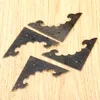 4pcs Assure de meubles en bronze antique bijoux coffre cadeau coffre en bois en bois décoratif jambe metal coin protecteur 40 mm / 58 mm