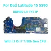 Moderkort för Dell Latitude 15 5590 Laptop Motherboard DDM80 LAF411P med i3 i5 i7 7/8th Gen CPU 100% testat helt arbete