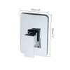 BAGNI YANKSMART SEMPLICE MOLTO MONTRI A MONO SINGOLA CROMO CHROME SCAUZE SUCCHIO GOLD MIXER VALVOLA DI CONTROLLO