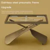 ロックスラブリフティングコーヒーデスクダイニングテーブルデュアル使用モダンなシンプルな多機能小さなアパート格納式のキッチンテーブル