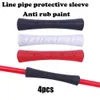 4PCS/Lot Hoogwaardige rubberen Beschermer Mouw Ultralichte lijn Pijp Mouw Shift Brake Anti Scratch Bicycle Cable Protector