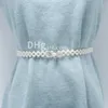 Damen neuer heißer Verkaufsgürtel All Fashion Pearl Diamond Blume Taillenkettenkleid Dekorative Gürtel