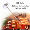 1PC Rotatable Digital Food Thermometer BBQ Meat Thermometer Oven Milk Water Oil Kitchen Cooking Electronic Probe Thermometer