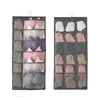 1pc 16 Taschen Wandgarderobe Hängende Organisator Socken Unterwäsche Kleinwäsche sortieren Aufbewahrungstaschen Bad Speicherzubehör