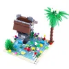 DIY City Farm Animal Building Buildings Buildings Poulet Dinosaur Pig Dog Seagull Duck Spider Bat Figure Set Zoo Moc Brickstoys Kids J046