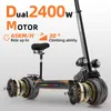 EU USA Stock Duty Free Electric Scooters Vuxna 48V 52V 60V 1200W 2400W 3200W MOTORS FACKABLE 2 WHEELS Kick Scooter E-Scooter